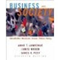 Business and Society: Stakeholders, Ethics, Public Policy
