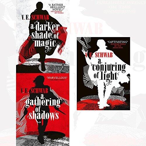 A Darker Shade of Magic 3 books set: Darker Shade of Magic / A Gathering of Shadows / A Conjuring of Light
