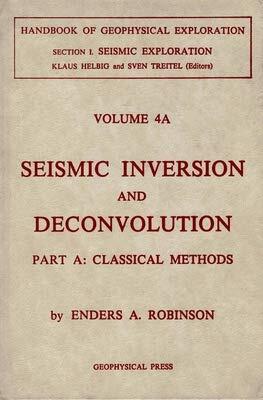 Seismic Inversion & Deconvolution: Classical Methods/Part A