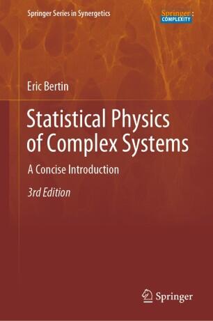 Statistical Physics of Complex Systems A Concise Introduction