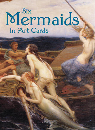 Six Mermaids in Art Cards