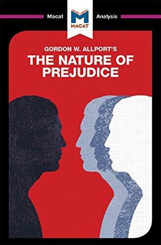 An Analysis of Gordon Allport's: The Nature of Prejudice