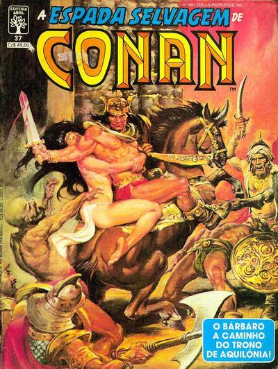 A Espada Selvagem de Conan nº 37 - O Bárbaro a Caminho do Trono de Aquilônia!