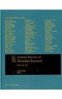 Annual Review of Materials Research, Volume 40: 2010