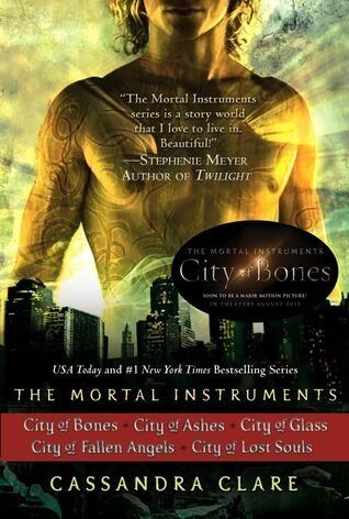 City of Bones / City of Ashes / City of Glass / City of Fallen Angels / City of Lost Souls