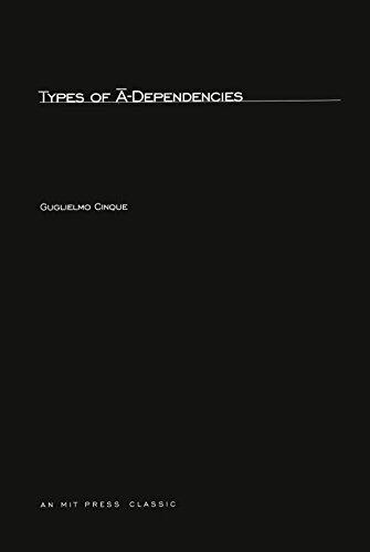 Types of A-Dependencies (Linguistic Inquiry Monographs)