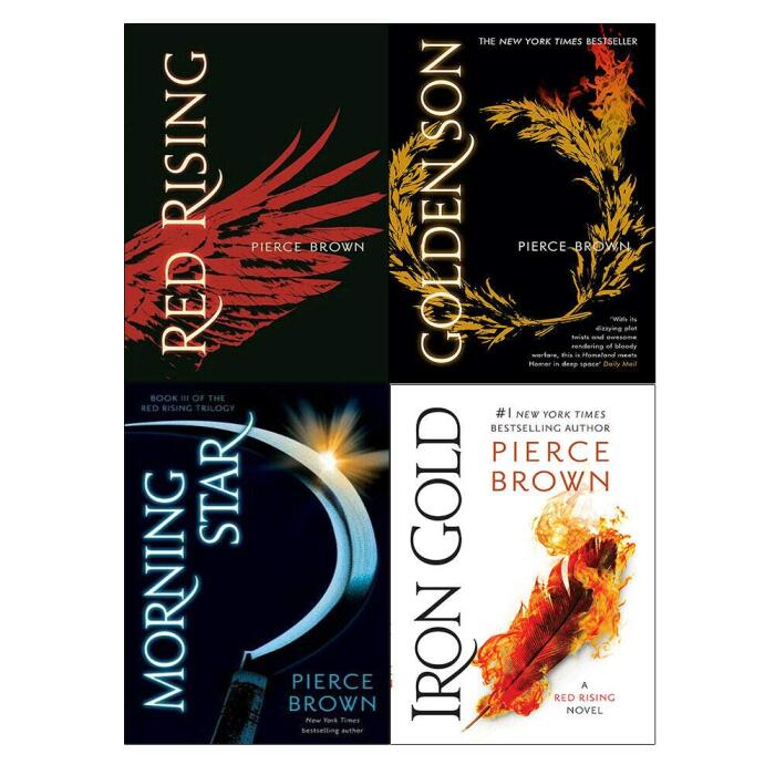 Red Rising Series Super Set Including Irong Gold, Moring Star, Golden Son, and Red Rising