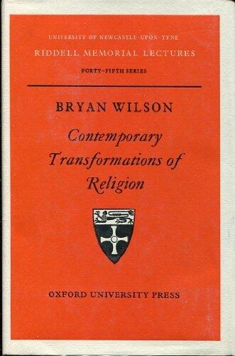 Contemporary Transformations of Religion