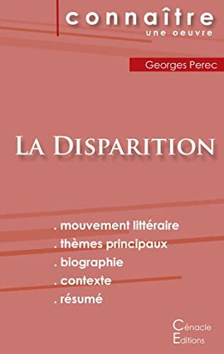 Fiche de Lecture: La Disparition