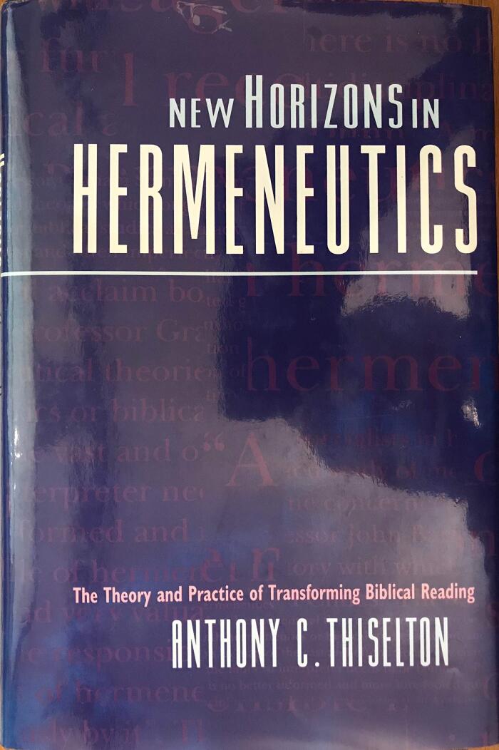 New Horizons in Hermeneutics