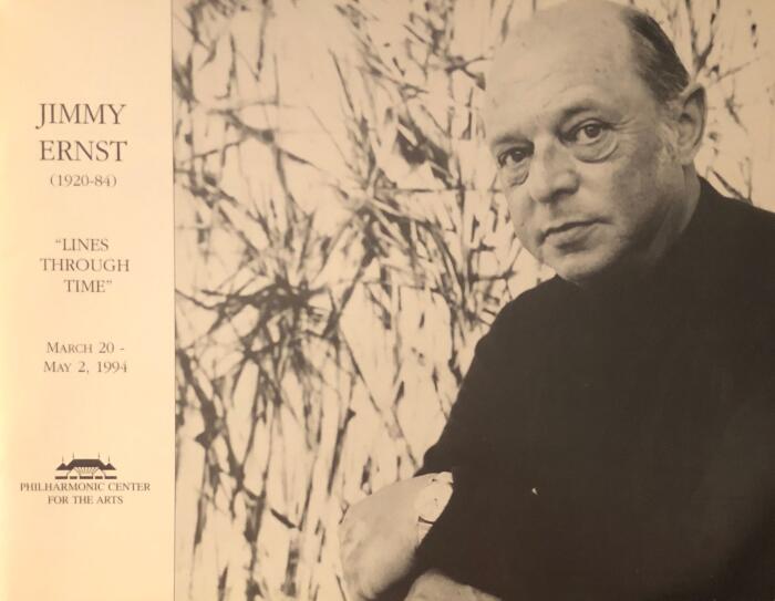Jimmy Ernst (1920-1984): Lines through time, March 20-May 2, 1994