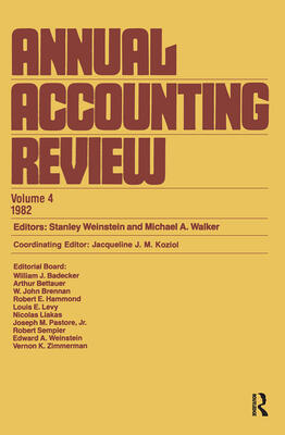 Annual Accounting Review: Volume 4, 1982