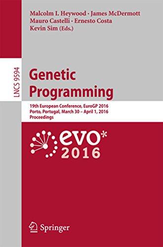 Genetic Programming: 19th European Conference, EuroGP 2016, Proceedings