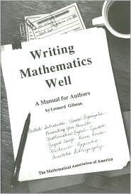 Writing Mathematics Well