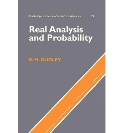 Real Analysis and Probability