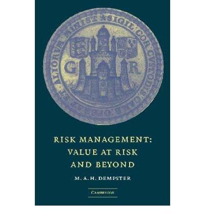 Risk Management: Value at Risk and Beyond