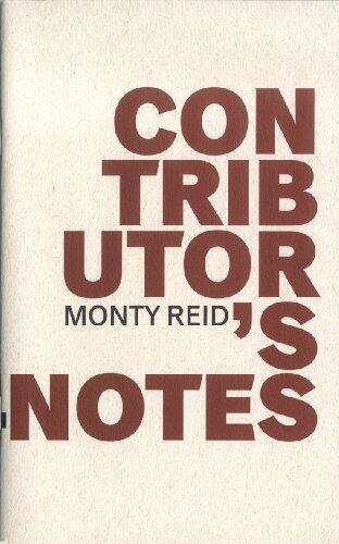 Contributor's Notes