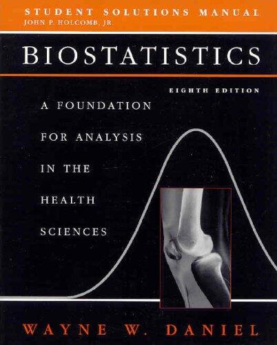 Biostatistics, Student Solutions Manual: A Foundation for Analysis in the Health Sciences