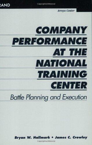 Company Performance at the National Training Center: Battle Planning and Execution