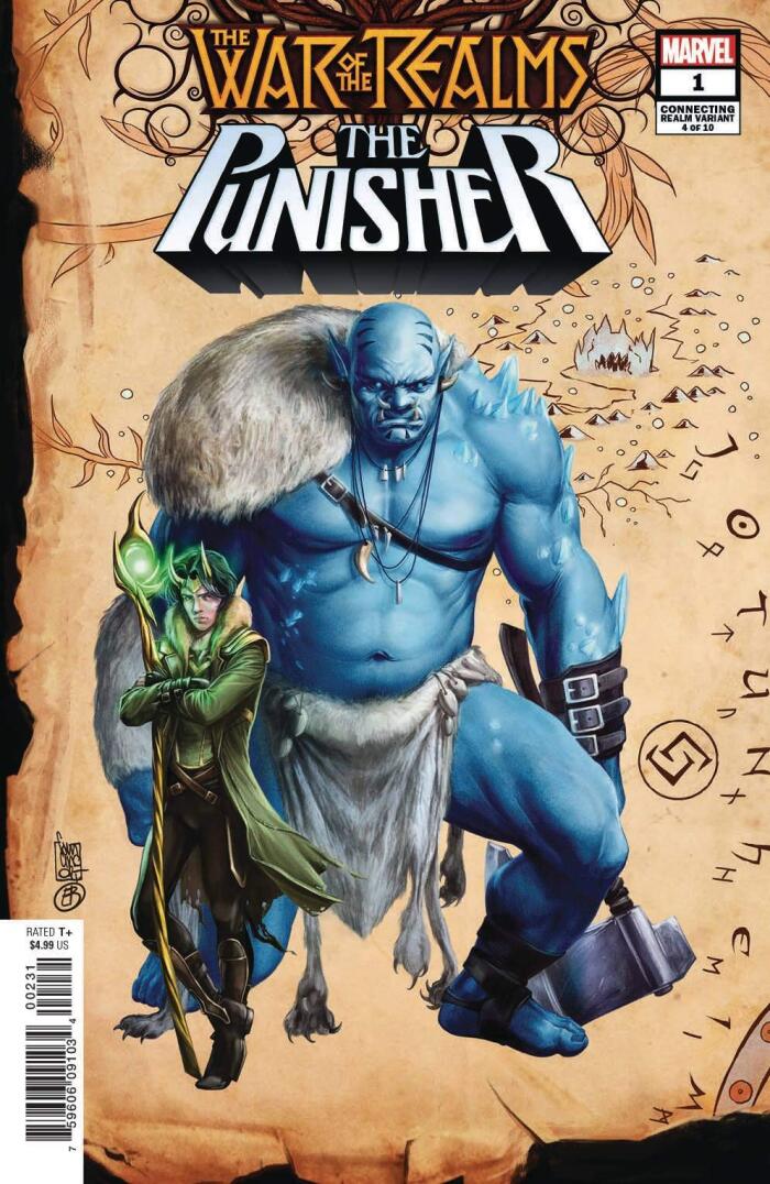 War of the Realms Punisher #1 Connecting Variant