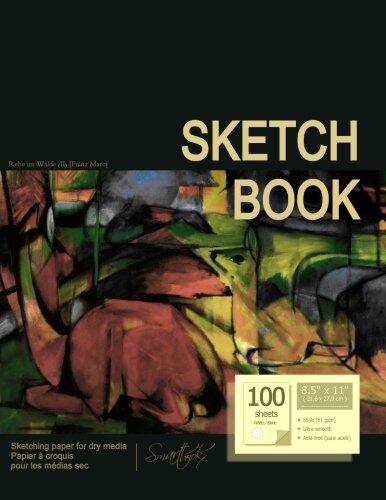 Sketchbook: Sketchpad / Drawing Book by smART bookx [100 White Sheets * 8.5" x 11" * Paperback]