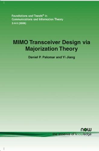 MIMO Transceiver Design via Majorization Theory in Communications and Information