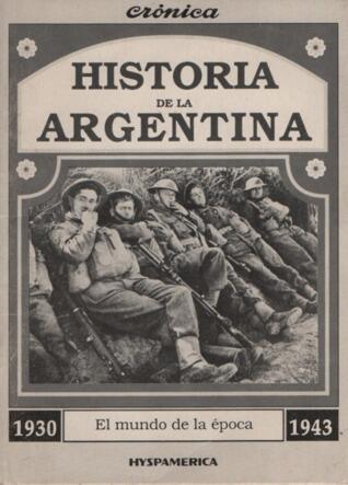 Historia de La Argentina, 1930-1943: El mundo de la época