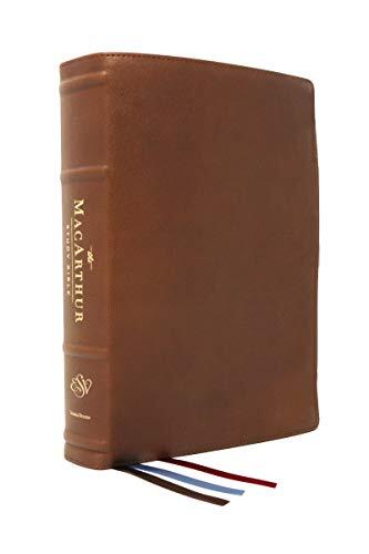 MacArthur Study Bible (ESV, 2nd Edition, Premium Goatskin Leather, Brown, Premier Collection): Unleashing God's Truth One Verse at a Time