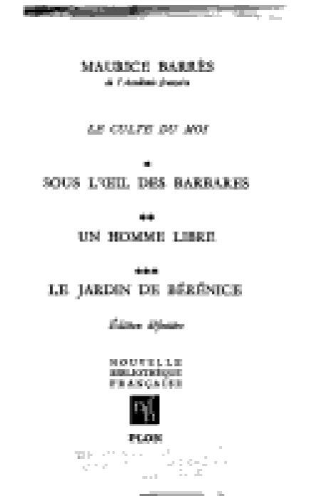 Le culte du moi, tomes 1, 2 et 3