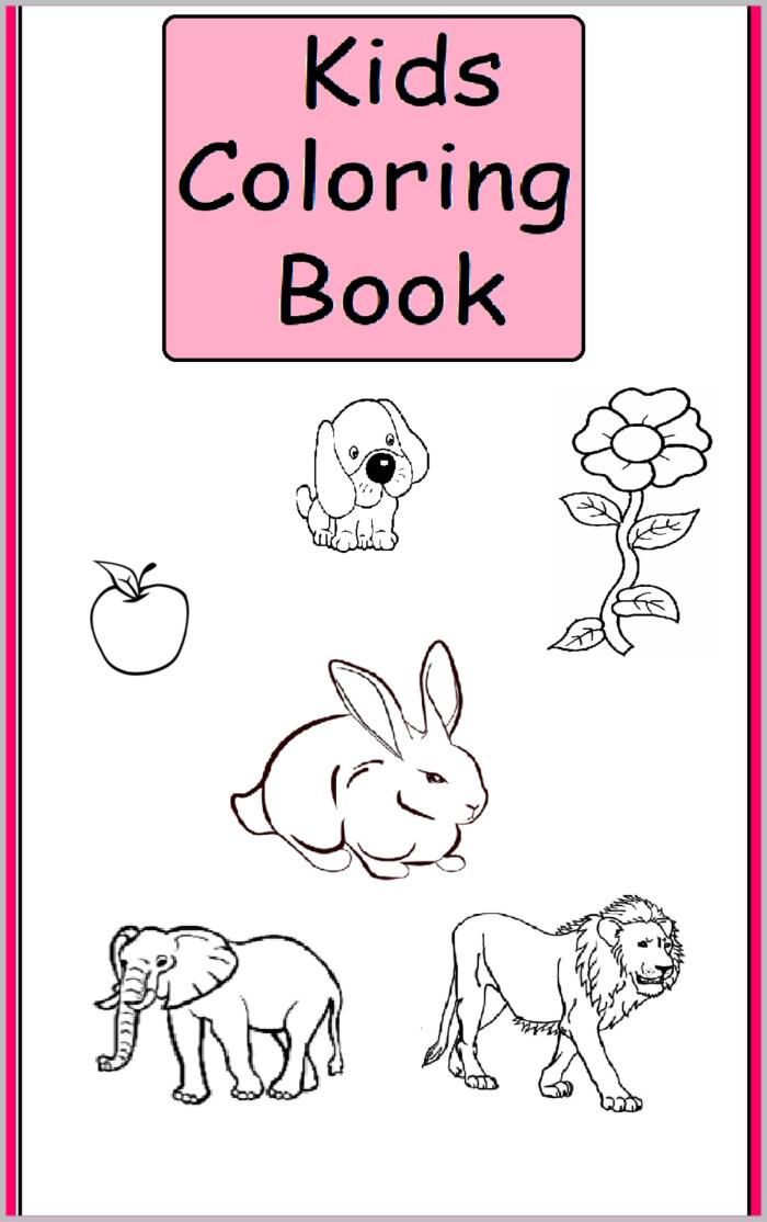 Kids Coloring Book: 100 different picture for coloring