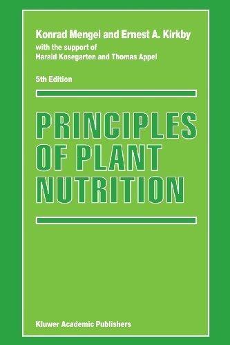 Principles of Plant Nutrition 5th edition by Mengel, Konrad, Kirkby, Ernest A. (2001) Paperback
