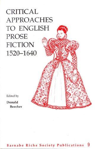 Critical Approaches to English: Prose Fiction
