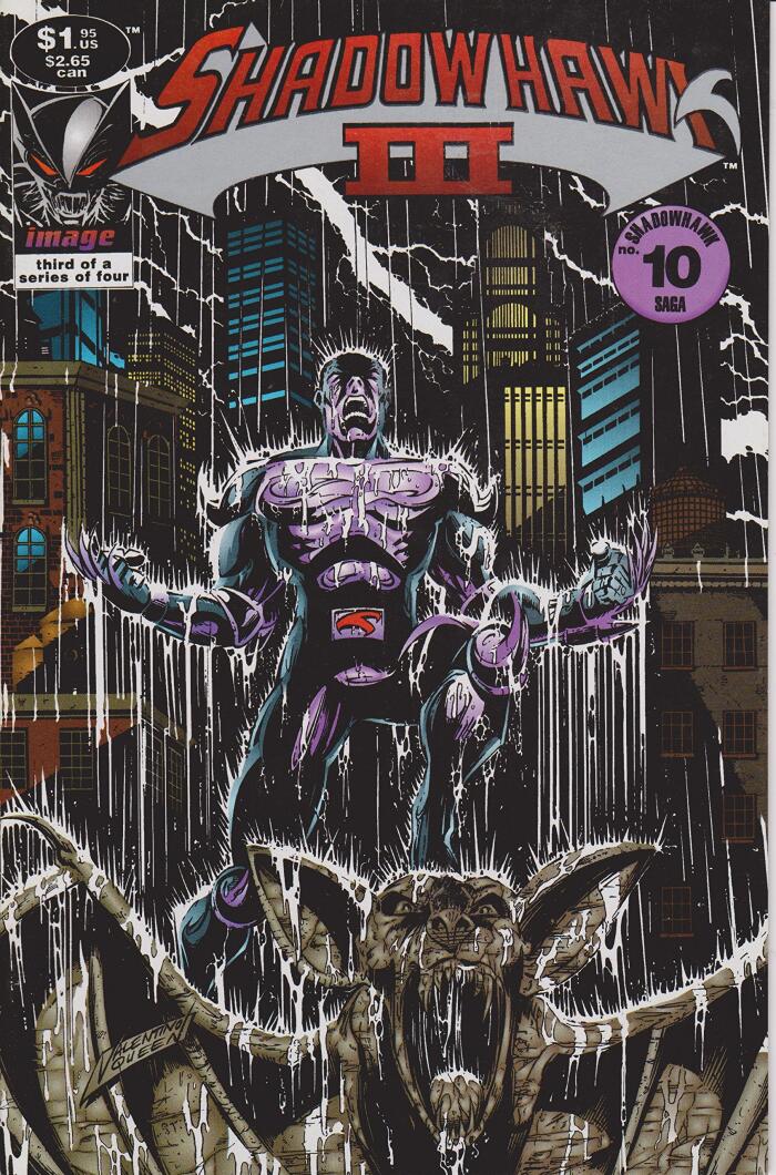 Shadowhawk III comic book "When Comes a Shadow" - No 10, Feb 1994