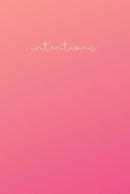 Intentions: Idea Notebook and Vision Journal - Minimalist Gradient Notebook Collection - Faded #5 - Softcover Lined Journal - 200 pages