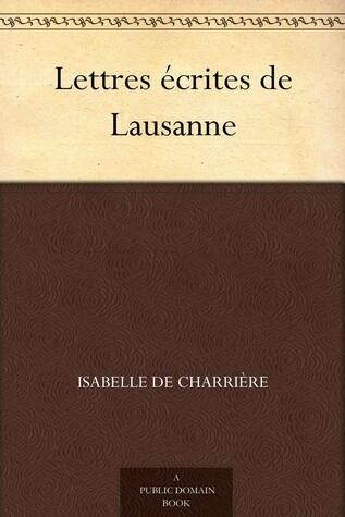 Lettres écrites de Lausanne