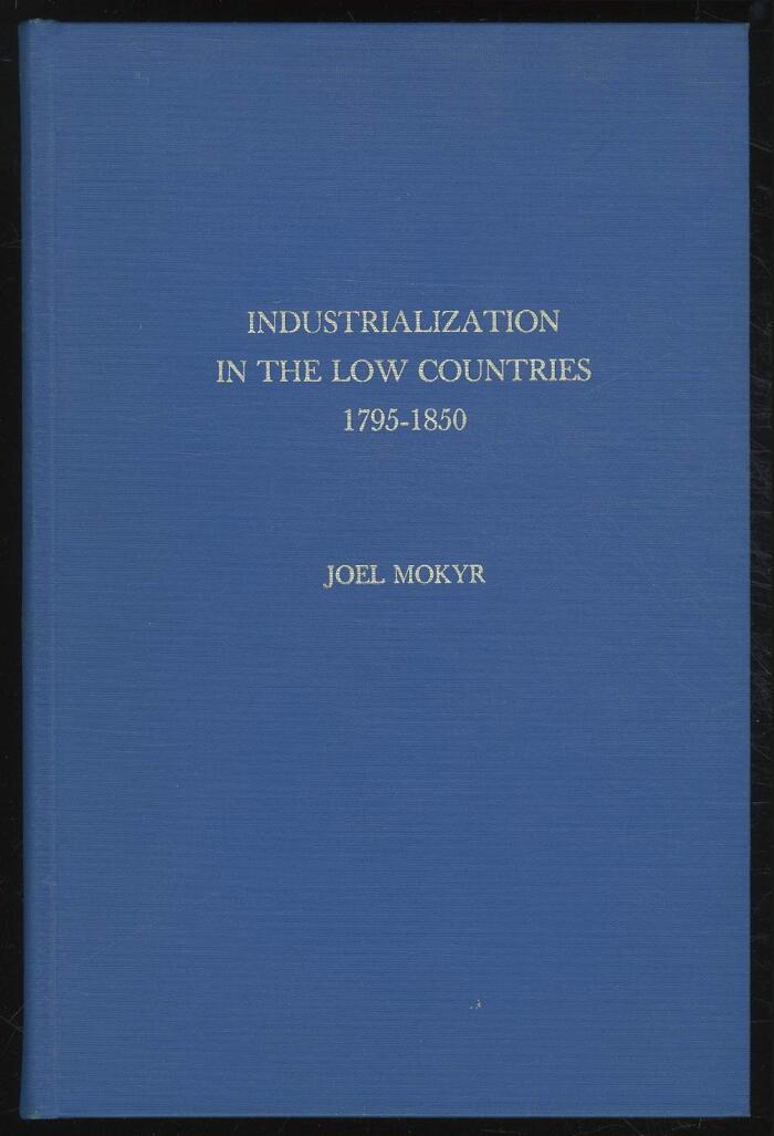 Industrialization in the Low Countries, 1795-1850