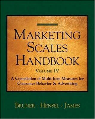 Marketing Scales Handbook, Volume IV: Consumer Behavior
