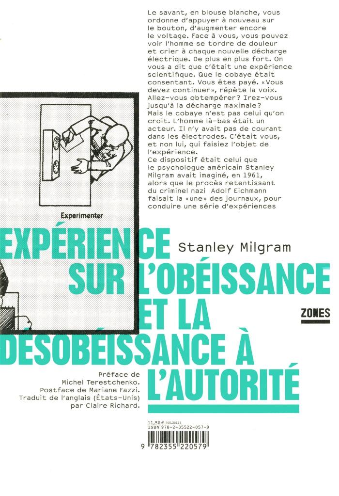 Expérience sur l'obéissance et la désobéissance à l'autorité
