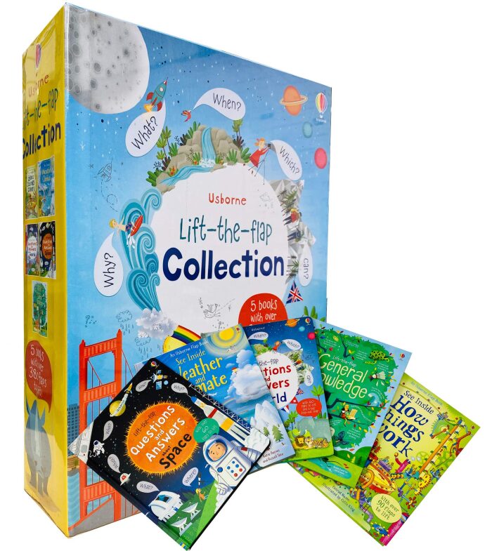 Usborne Lift-the-Flap Collection 5 Books Set