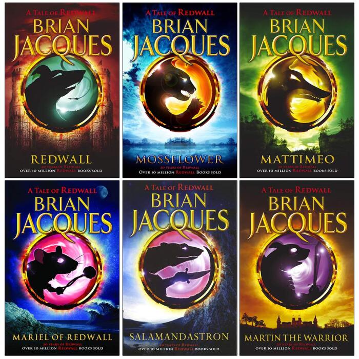 Redwall Book Series (1 to 6 Books Collection Set)