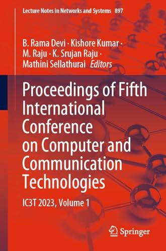Proceedings of Fifth International Conference on Computer and Communication Technologies: IC3T 2023, Volume 1