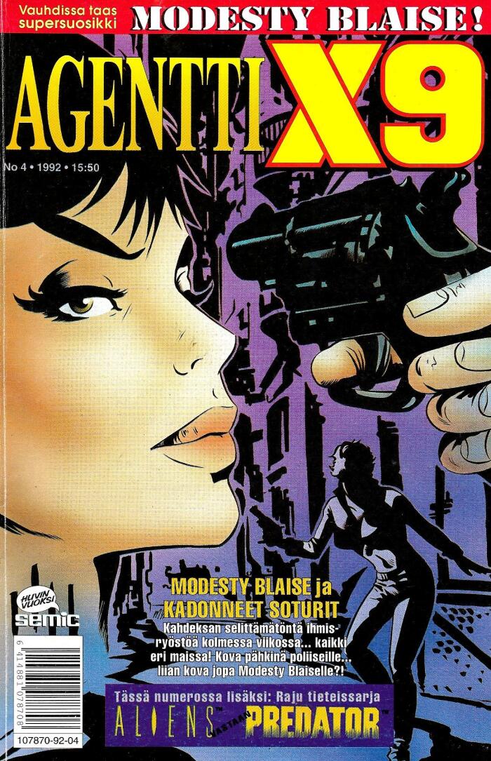 Agentti X9, #4/1992