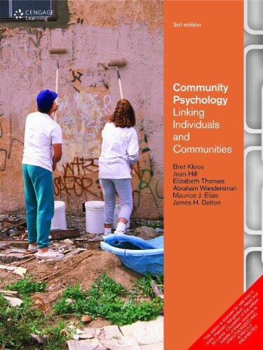 Community Psychology : Linking Individuals and Communities (English) 3rd Edition