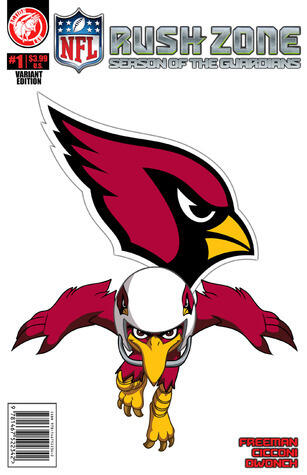 NFL Rush Zone: Season Of The Guardians #1 - Arizona Cardinals Cover