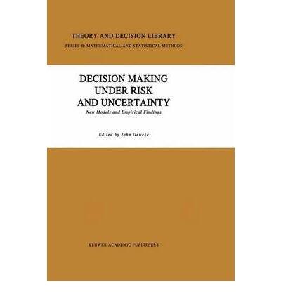 Decision Making Under Risk and Uncertainty: New Models and Empirical Findings