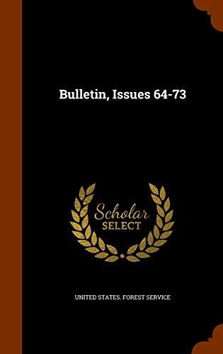 Bulletin, Issues 64-73
