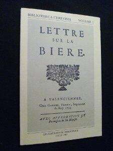 Lettre sur la bière