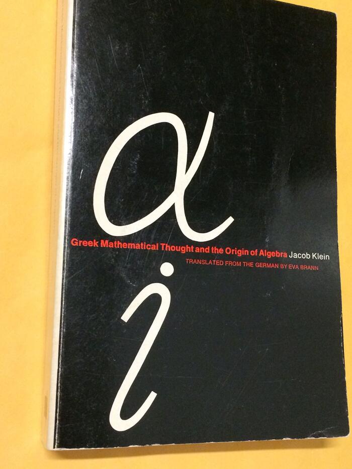 Greek Mathematical Thought and the Origins of Algebra