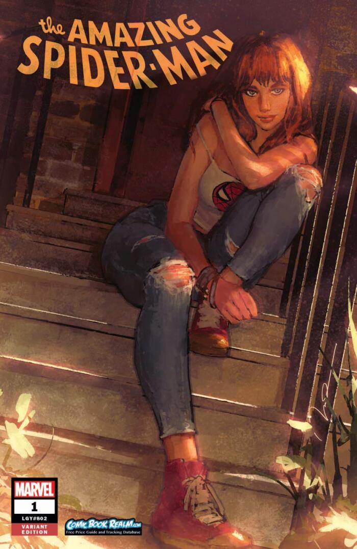 The Amazing Spider-man #1 Comic Book Realm Mary Jane Variant