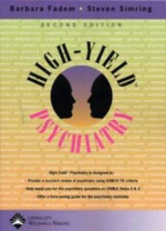 High-Yield Psychiatry